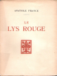 Le Lys Rouge. FRANCE Anatole