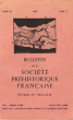 Bulletin De La société Préhistorique Française , Études et Travaux : Tome LXI 1964 Fascicule 2. Collectif