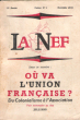 Ou Va L'union Française ? Du Colonialisme à L'association . 12° Année , Cahier N°9 , Nouvelle Série. Collectif