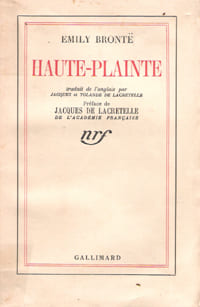 Haute-Plaine ( Wuthering Heigths ). BRONTË Emily