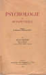 Psychologie et Métaphysique , Classe De Sciences Expérimentales. CHATEAU Jean