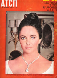 Paris Match N° 1074 . 6 Décembre 1969 . La Lune , Les Premières Photos Rapportées Par Apollo XII . Liz Taylor et Son Diamant De 600 Millions