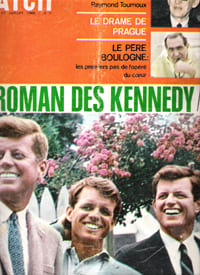 Paris Match N° 1003 .1004 .1005 . 1006 . 27 Juillet , 3 , 10 , 17 Août 1968 . Le Roman Des Kennedy 1 . 2. 3. 4 . Prague. CARTIER René , PROUVOST ...