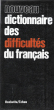 Nouveau Dictionnaire Des Difficultés Du Français. COLIN Jean-Paul