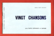 Vingt Chansons Pour Flûtes Sopranos et Guitare. NATY BOYER Jean