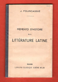 Memento D'histoire De la Littérature Latine