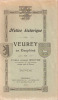 Notice historique sur Veurey en Dauphiné. Abbé Joseph Mouton.Ancien Curé De Veurey