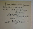 Antarès, suivi de La Vigie. Marcel ARLAND