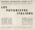 Les Futuristes Italiens. [FUTURISME] PRAMPOLINI & MARINETTI