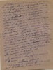 Lettre autographe signée adressée à Sacha Guitry. DONNAY (Maurice)