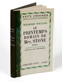 Le Printemps romain de Mrs. Stone. Traduit de l'américain par Jacques et Jean Tournier