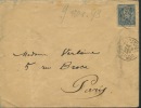 Enveloppe autographe [à Philomène Boudin, dite « Esther »]. VERLAINE (Paul)