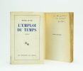 L'Emploi du temps.. BUTOR (Michel)