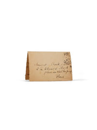 Lettre autographe signée.