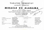 Miracle en Alabama.. DURAS (Marguerite, adaptation de) - GIBSON (William)