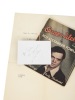Mot autographe sign&eacute;.. WELLES (Orson)