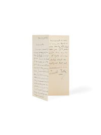 Lettre autographe. au sujet de Pot-Bouille - presque journal