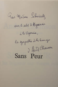 Sans peur.. CHAMSON (André)