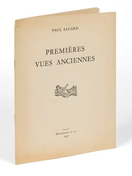 Premières vues anciennes.. ÉLUARD (Paul)