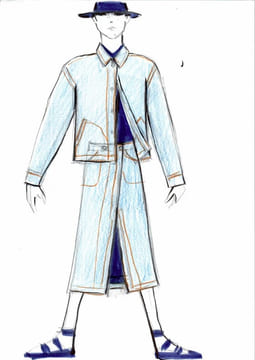 60 croquis de mode.. KENZO