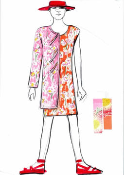 60 croquis de mode.. KENZO