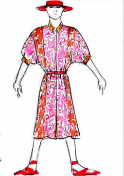 60 croquis de mode.. KENZO