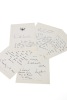 Lettre adress&eacute;e &agrave; Frua de Angeli .. MATHIEU (Georges)