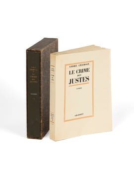 Le Crime des justes.. CHAMSON (André)