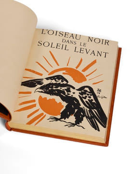 L'Oiseau noir dans le soleil levant. . Eaux-fortes de Foujita. CLAUDEL (Paul)