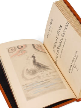 L'Oiseau noir dans le soleil levant. . Eaux-fortes de Foujita. CLAUDEL (Paul)