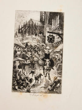[Le Chevalier des Touches] . par Barbey d'Aurevilly. BUHOT (Félix) 