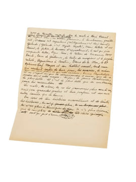 [Êtes-vous fous ? de René Crevel]. Manuscrit du prière d'insérer. ELUARD (Paul)