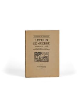 Lettres de guerre.. VACHÉ (Jacques)