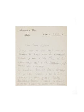 Lettre à André Malraux.. GARY (Romain)