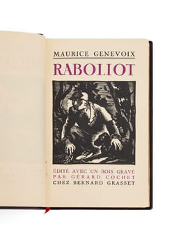 Raboliot.. GENEVOIX (Maurice)