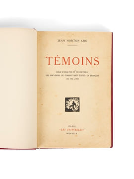 Témoins.. NORTON CRU (John)
