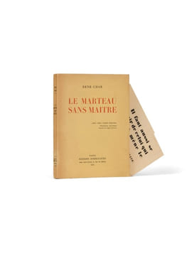Le Marteau sans maître.. CHAR (René)