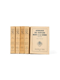Anthologie des écrivains morts à la guerre. 1914-1918