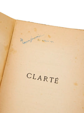 Clarté.. BARBUSSE (Henri)