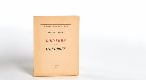 L'Envers et l'Endroit.. CAMUS (Albert)