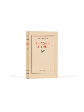 Donner à voir.. ÉLUARD (Paul)