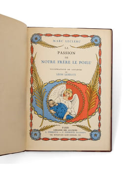 La Passion de notre frère le poilu. Illustrations en couleurs de Léon Lebègue. LECLERC (Marc) 