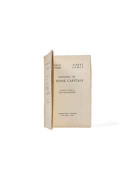 Réflexions sur la peine capitale.. CAMUS (Albert) & KOESTLER (Arthur)