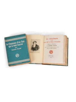 La Chanson d'un gas qu'a mal tourné. Poèmes et chansons inédits . COUTÉ (Gaston)