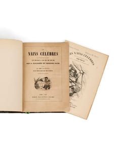Les Nains célèbres. Depuis l'Antiquité jusques et y compris Tom-Pouce