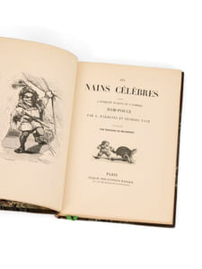 Les Nains célèbres. Depuis l'Antiquité jusques et y compris Tom-Pouce