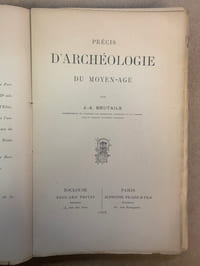 Précis d’Archéologie du Moyen-âge