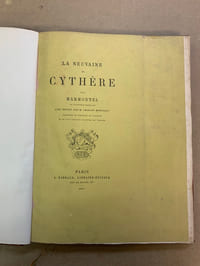 La Neuvaine de Cythère avec Notice de M. Charles Monselet, illustrée d’un portrait de l’auteur et de neuf vignettes dessinées par Fesquet 