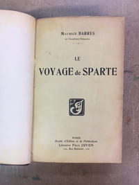 Le voyage de Sparte