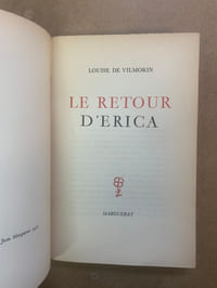 Le Retour d’Erica